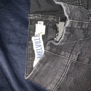 Black Zip-Up Brandy Melville Jeans